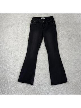 YMI Women’s Black low-to-mid rise Bootcut Flared Leg Jeans (size 3/26) #TM225